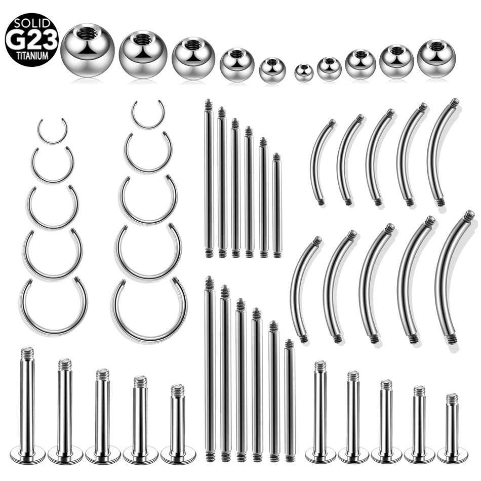 10 قطعة/الوحدة التيتانيوم المو - مراجعة Body Jewelry Replacement Ball وسعره