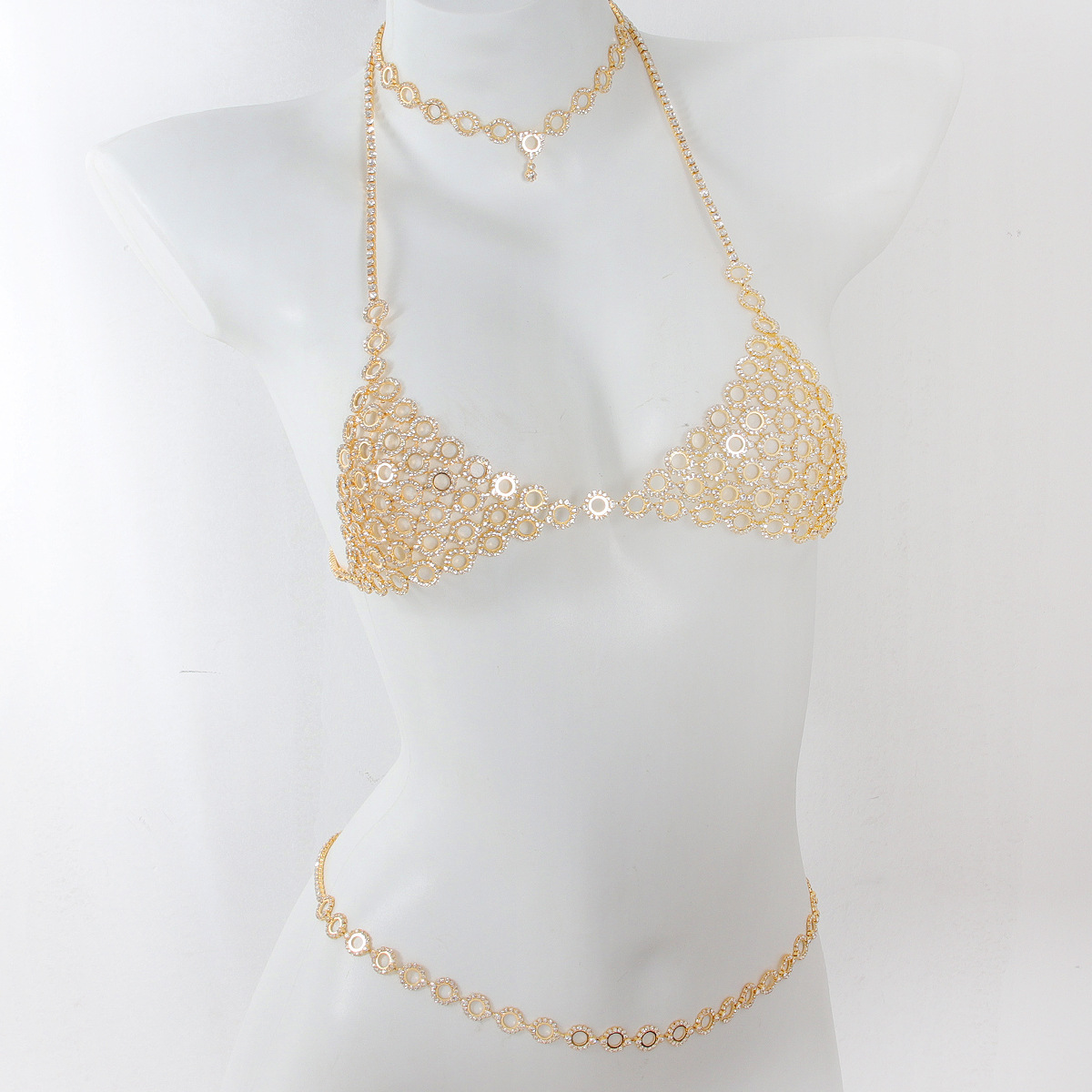 طقم سلسلة خصر حمالة صدر من ثلا - مراجعة Body Jewelry Retainers وسعره