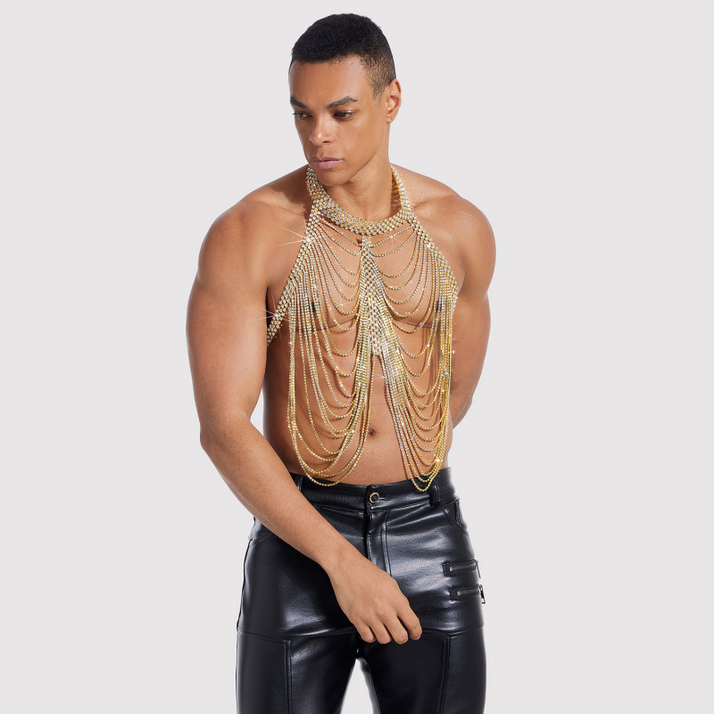 الأوروبية والأمريكية عبر الحدو - مراجعة Body Jewelry Necklace وسعره
