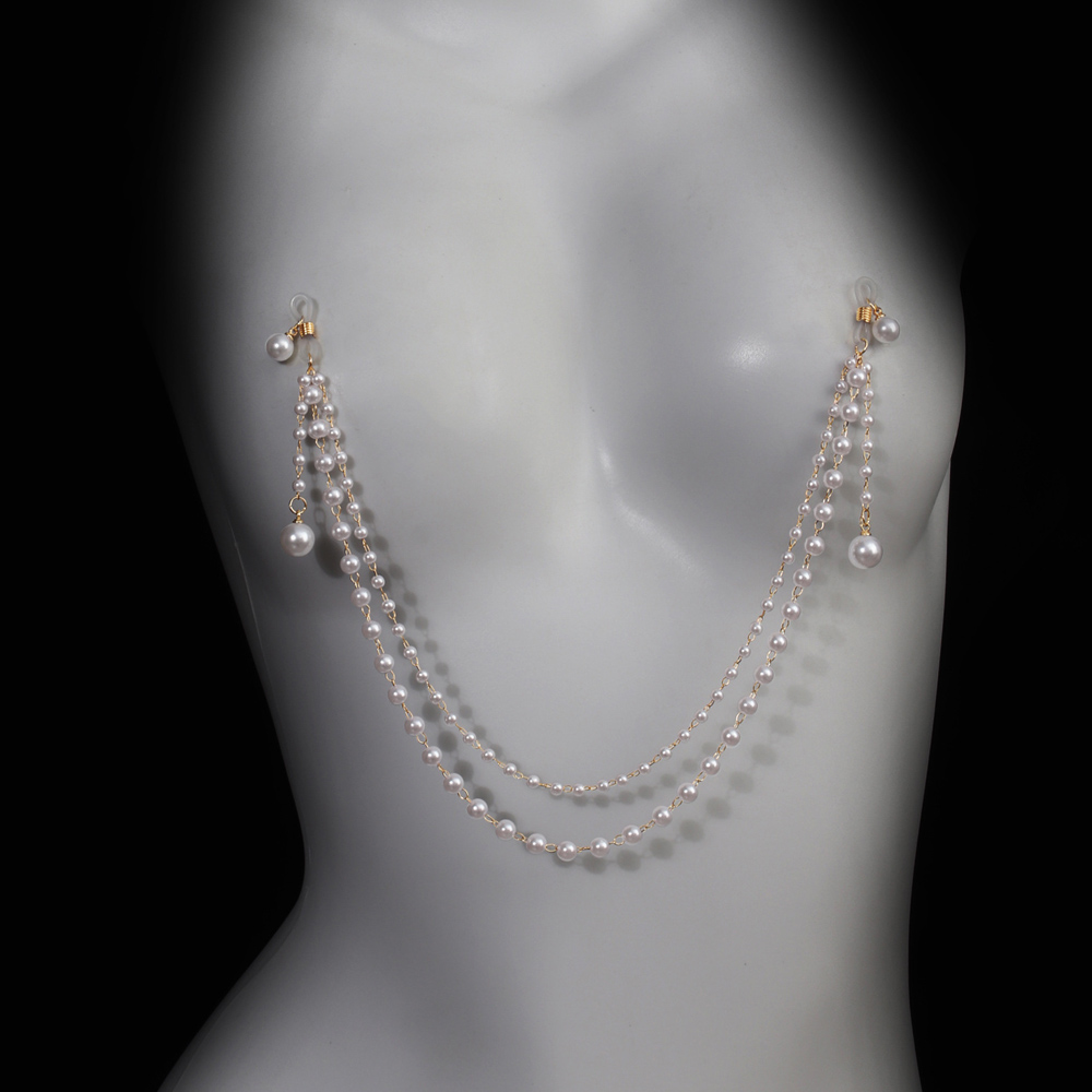 سلسلة صدرية مزينة باللؤلؤ الصن - مراجعة Body Jewelry Retainers وسعره