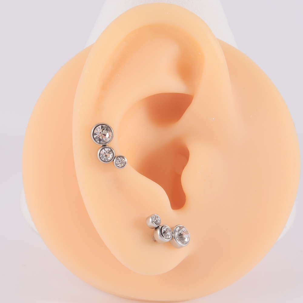 2 قطعة 361 الجراحية الصلب كريس - مراجعة Body Jewelry Surgical Steel وسعره