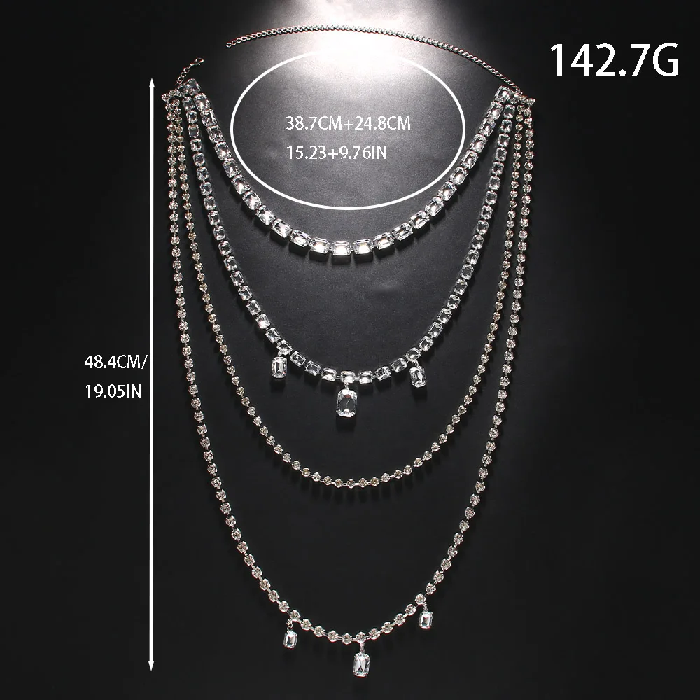 سلسلة جسم بشراشيب طويلة من حجر - مراجعة Body Jewelry Necklace وسعره