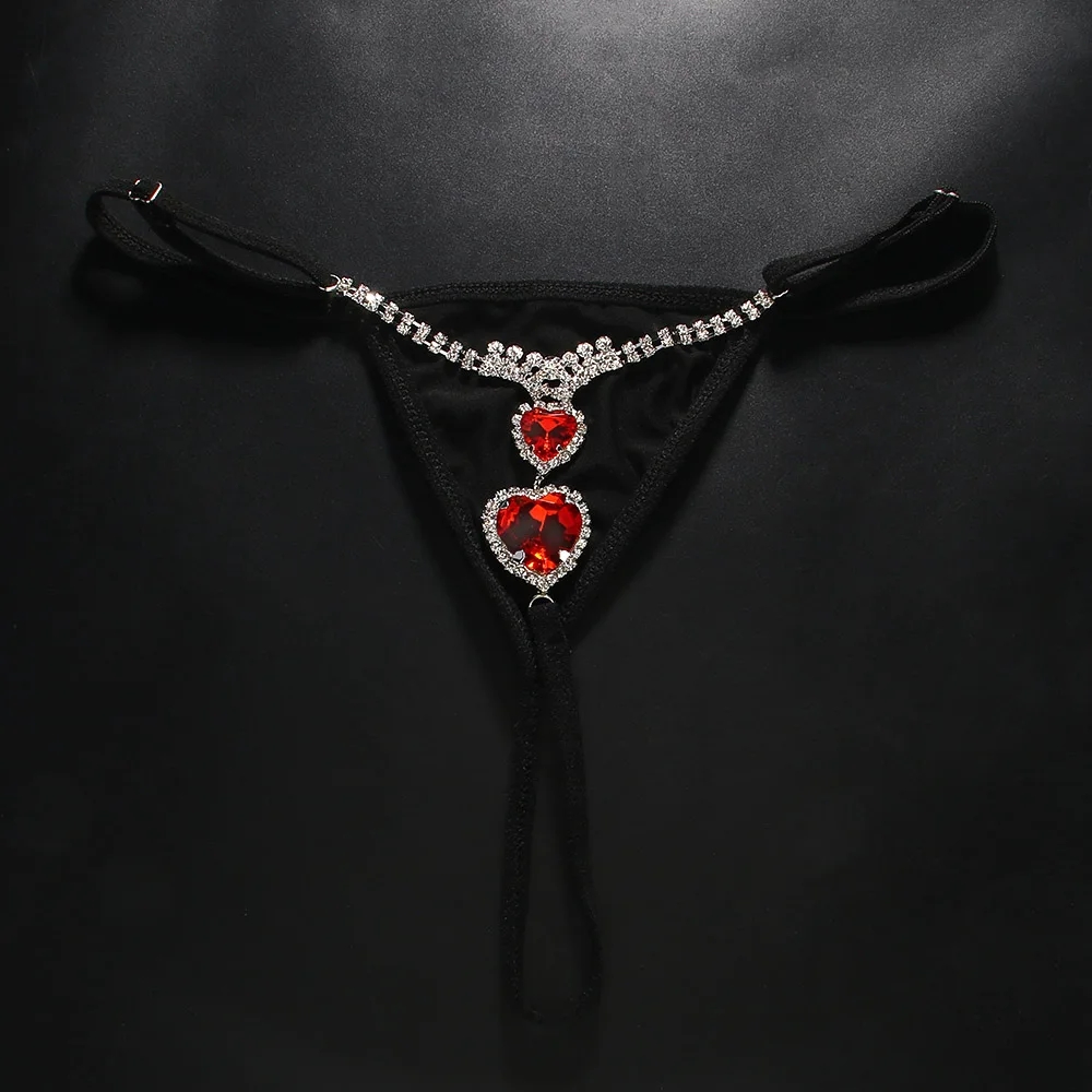 مثير الأحمر كريستال القلب ثونغ - مراجعة Body Jewelry Retainers وسعره