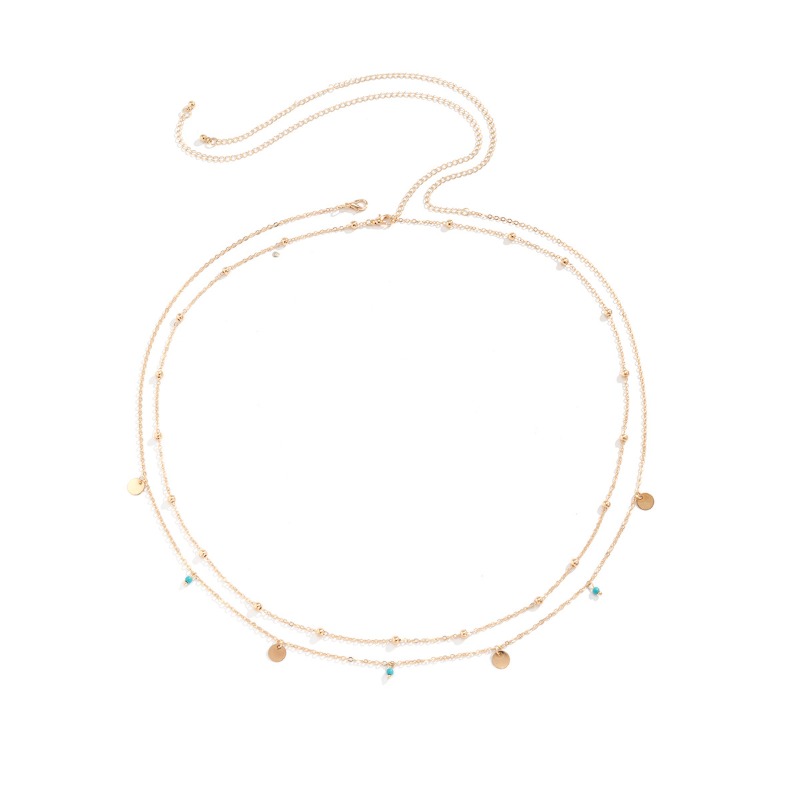سلسلة خصر نسائية أنيقة متعددة  - مراجعة Body Jewelry For You وسعره