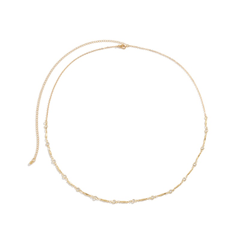 سلسلة خصر نسائية أنيقة متعددة  - مراجعة Body Jewelry For You وسعره